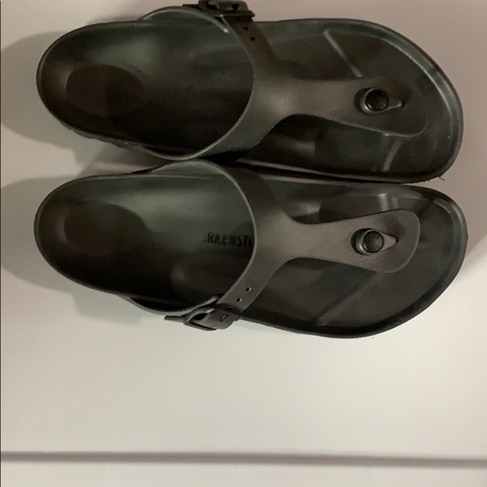 Birkenstock Beach Sandals | Size 10 | Gray | Beach